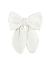 White Velvet Fable Bow